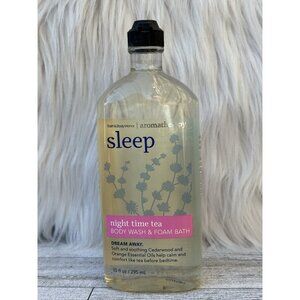 Bath and Body Works Aromatherapy Sleep Night Time Tea Foam Bath/Body Wash 10oz